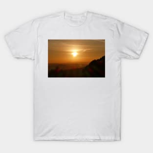 Sunsets over the Surrey Hills T-Shirt